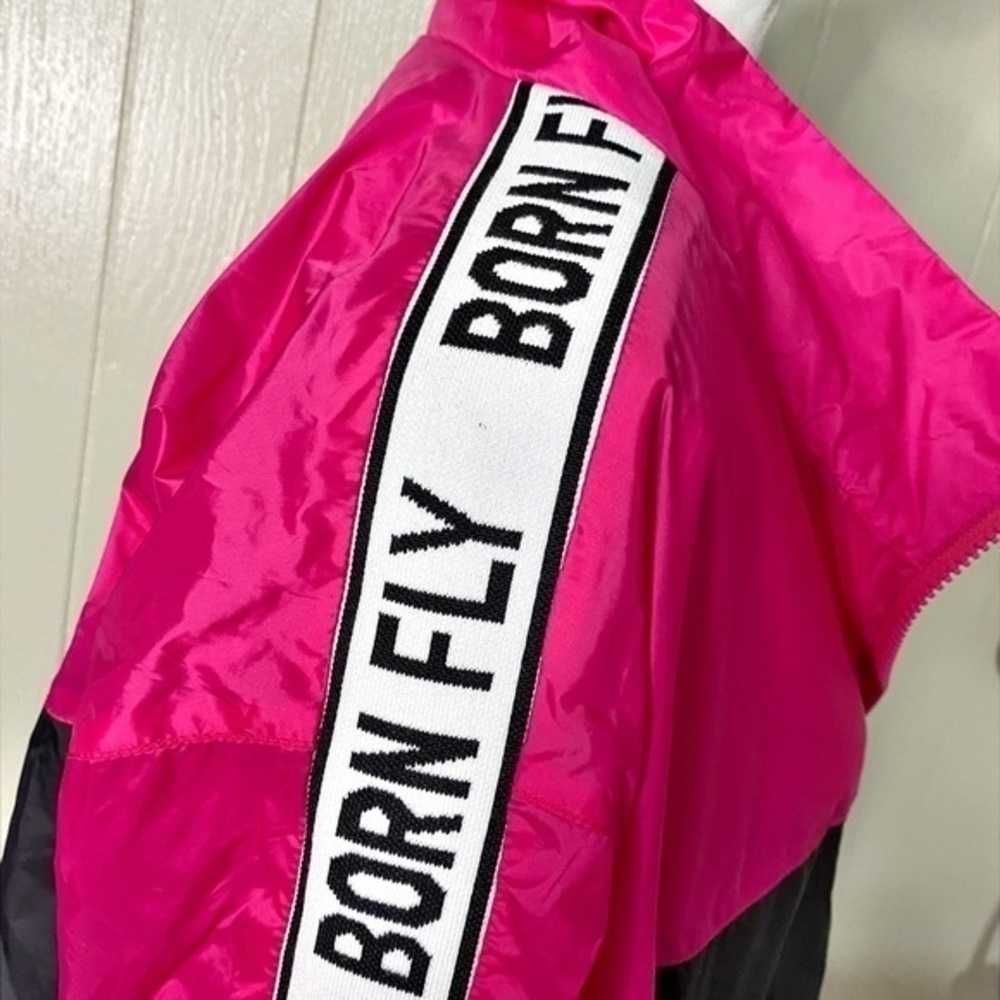 Born Fly Retro Pink, White, and Black‎ Colorway Windbreaker - Picture 5 of 11
